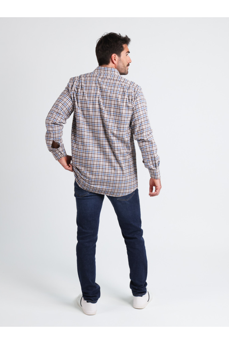Chemise à motifs coton et laine - 11 Monsieur Solfin | Fabriqué en France