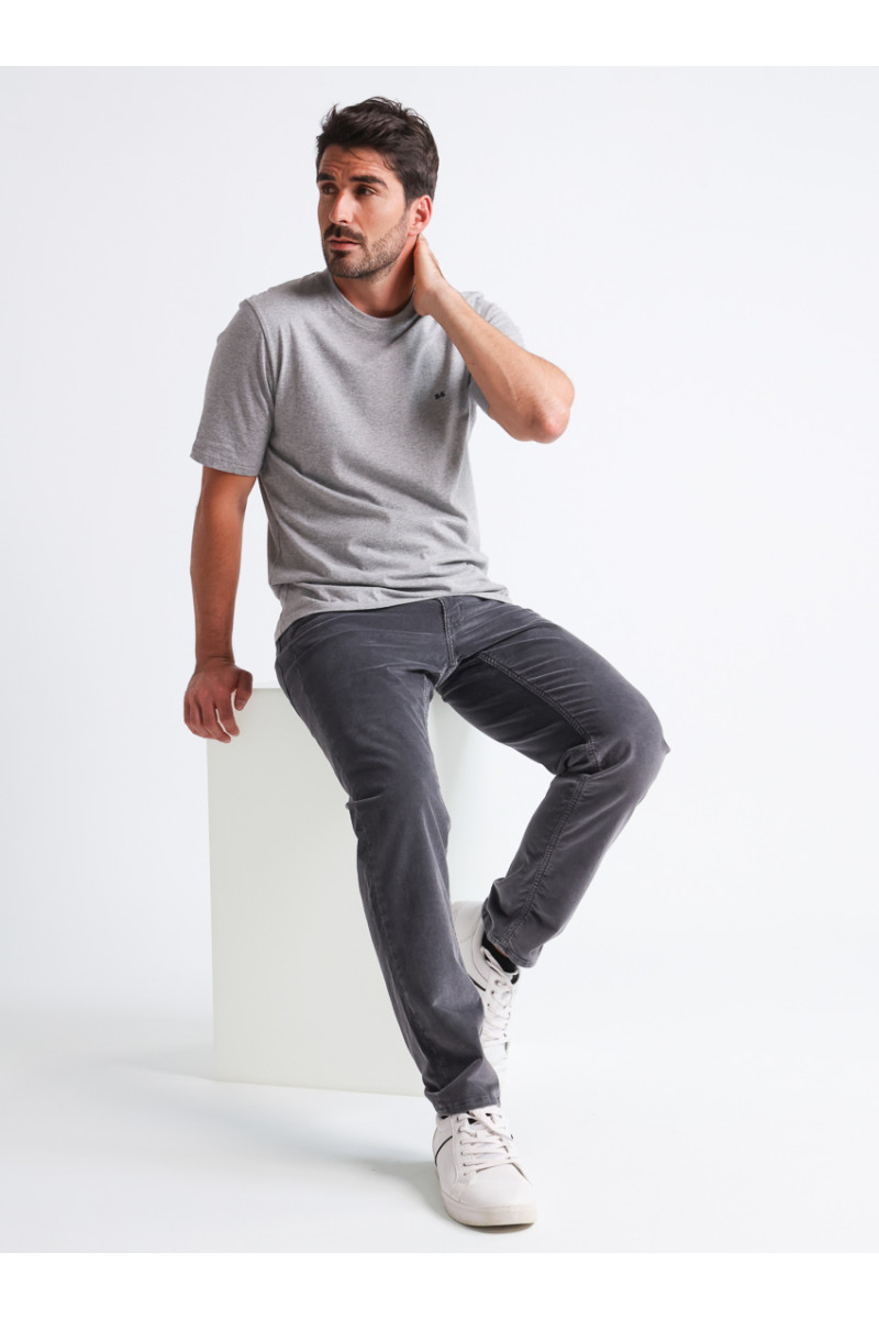 Pantalon velours coupe droite en coton - 8 Monsieur Solfin | Fabriqué en France