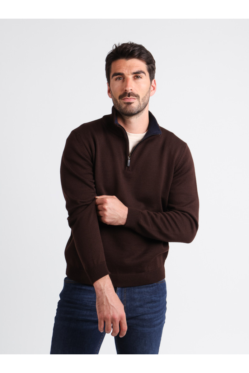 Pull col camionneur - 1 Monsieur Solfin | Fabriqué en France