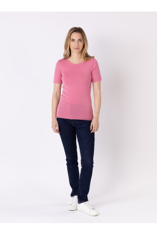 Tee-shirt laine manches courtes - 1 Monsieur Solfin | Fabriqué en France