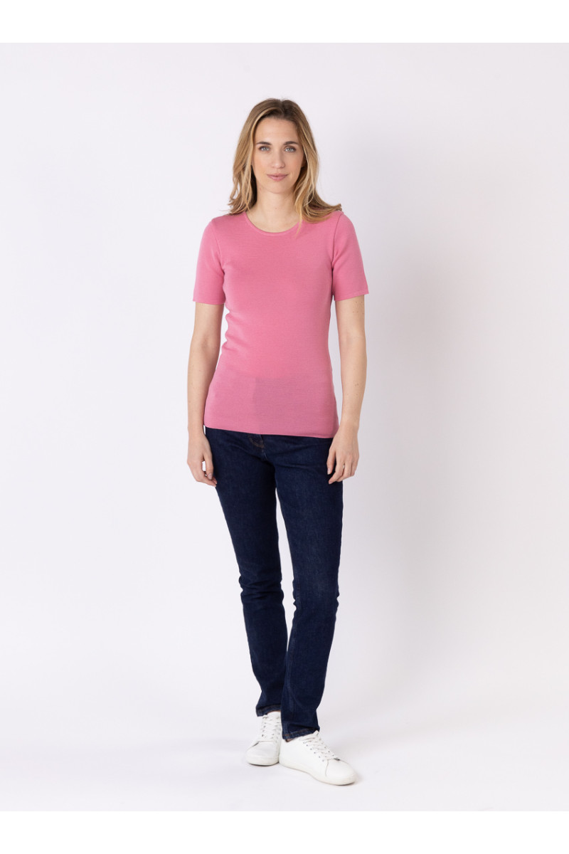 Tee-shirt laine manches courtes - 1 Monsieur Solfin | Fabriqué en France