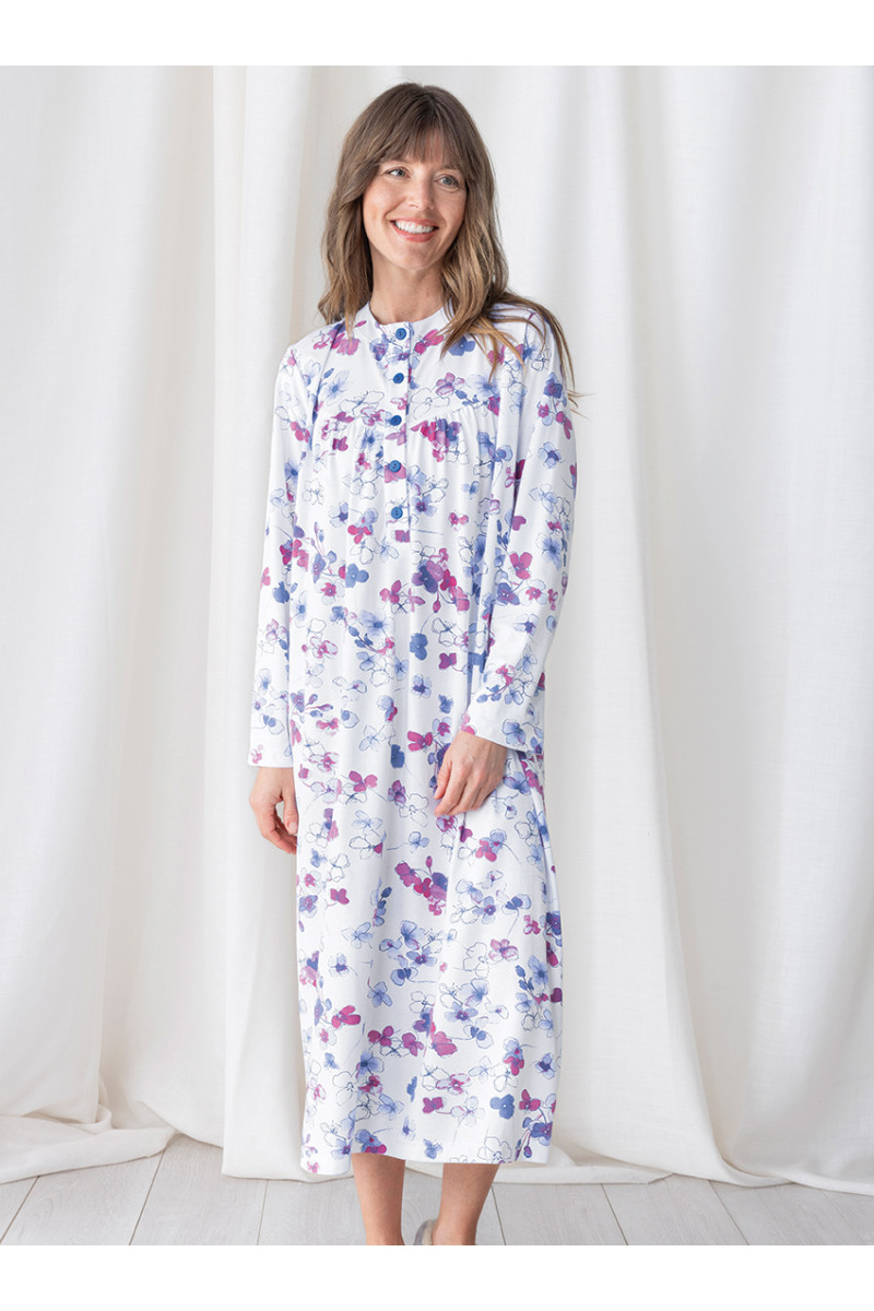 Chemise de nuit imprimée en coton - 2 Monsieur Solfin | Fabriqué en France Chemise de nuit imprimée en coton - 2 Monsieur Solfin | Fabriqué en France