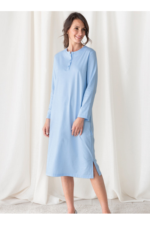 Chemise de nuit unie - 1 Monsieur Solfin | Fabriqué en France