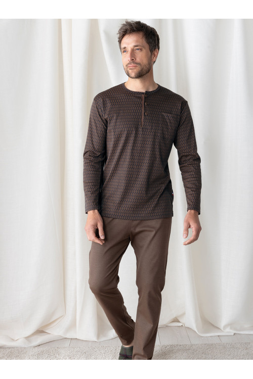 Pyjama en maille chaude - 1 Monsieur Solfin | Fabriqué en France