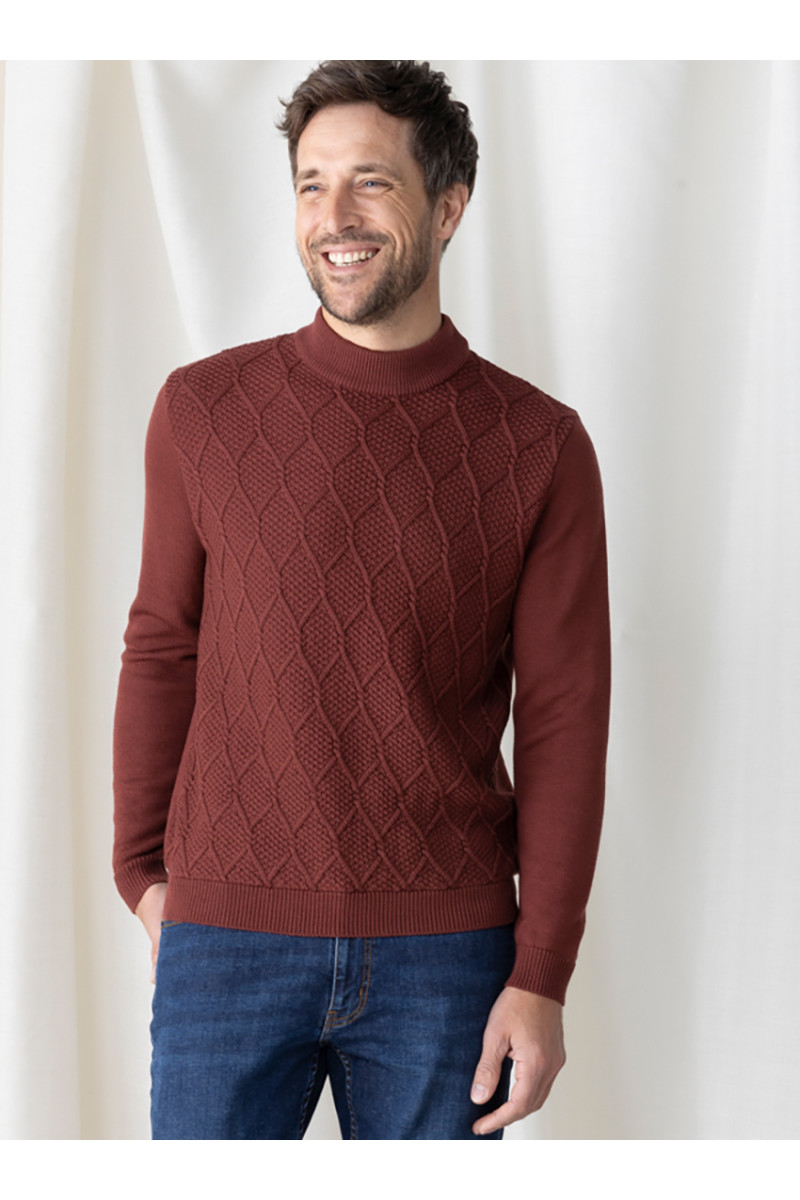 Pull homme en laine - 3 Monsieur Solfin | Fabriqué en France