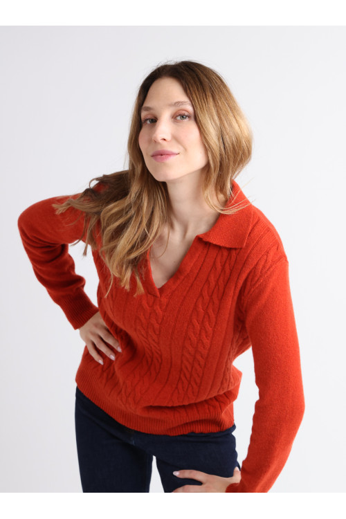 Pull laine col polo - 1 Monsieur Solfin | Fabriqué en France 2