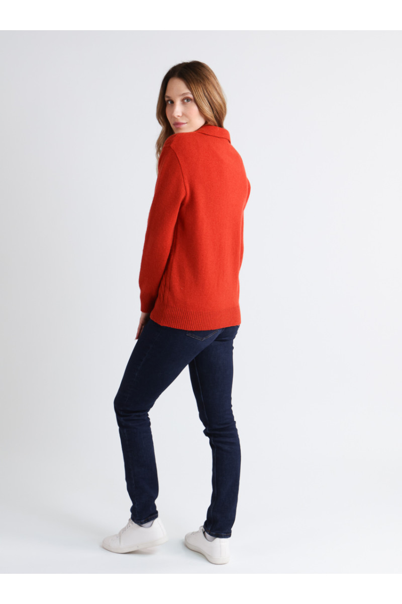 Pull laine col polo - 8 Monsieur Solfin | Fabriqué en France