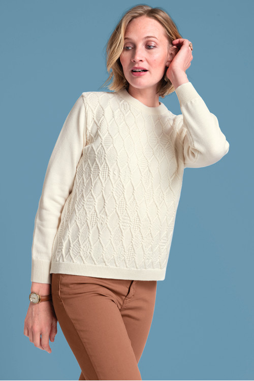 Pull torsades - 3 Monsieur Solfin | Fabriqué en France