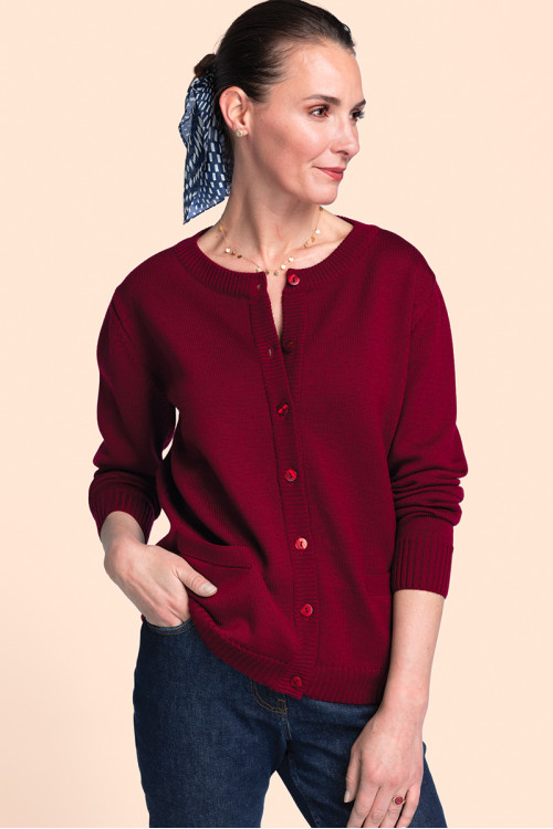 Le cardigan en laine - 1 Monsieur Solfin | Fabriqué en France