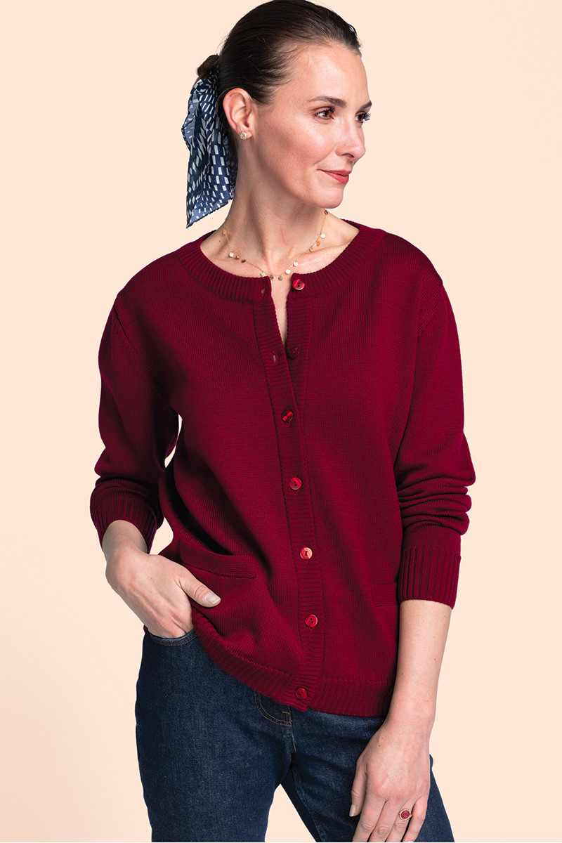 Le cardigan en laine - 1 Monsieur Solfin | Fabriqué en France