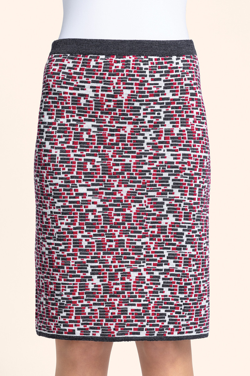 Jupe jacquard - 2 Monsieur Solfin | Fabriqué en France