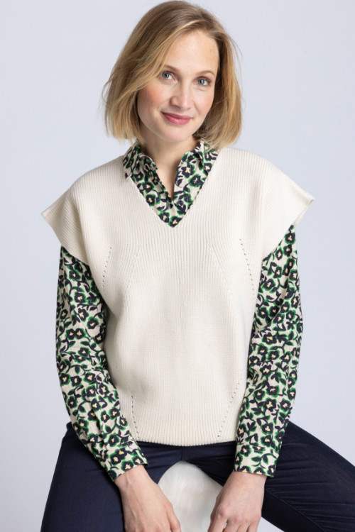 Pull sans manches - 1 Monsieur Solfin | Fabriqué en France