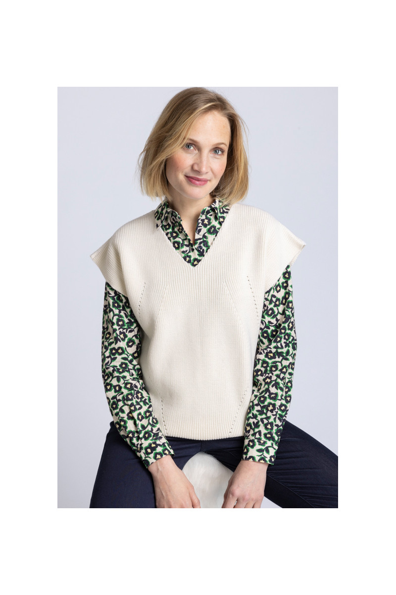 Pull sans manches - 1 Monsieur Solfin | Fabriqué en France