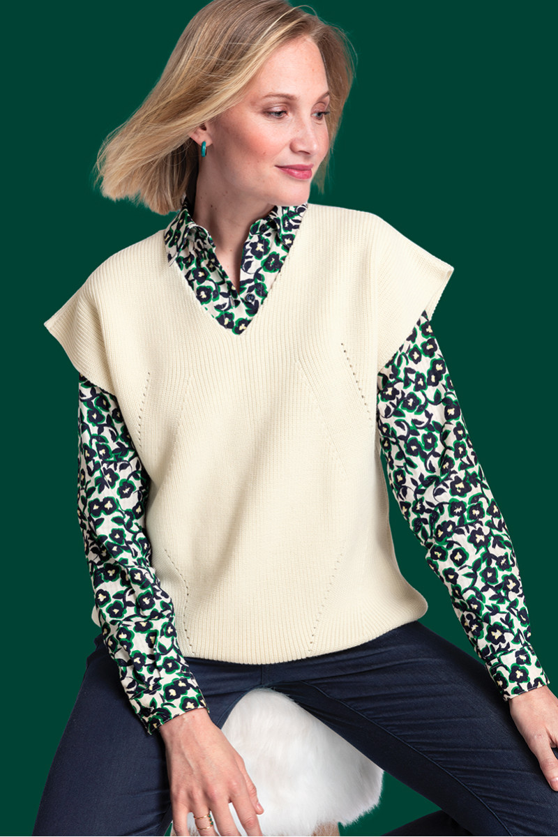 Pull sans manches - 2 Monsieur Solfin | Fabriqué en France