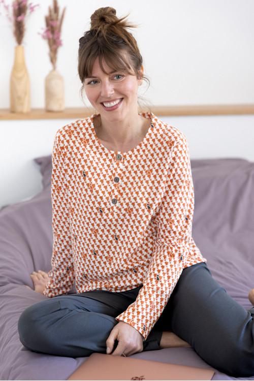 Pyjama en coton - 1 Monsieur Solfin | Fabriqué en France
