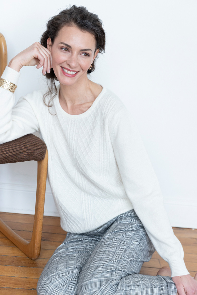 Pull ras du cou laine - 1 Monsieur Solfin | Fabriqué en France