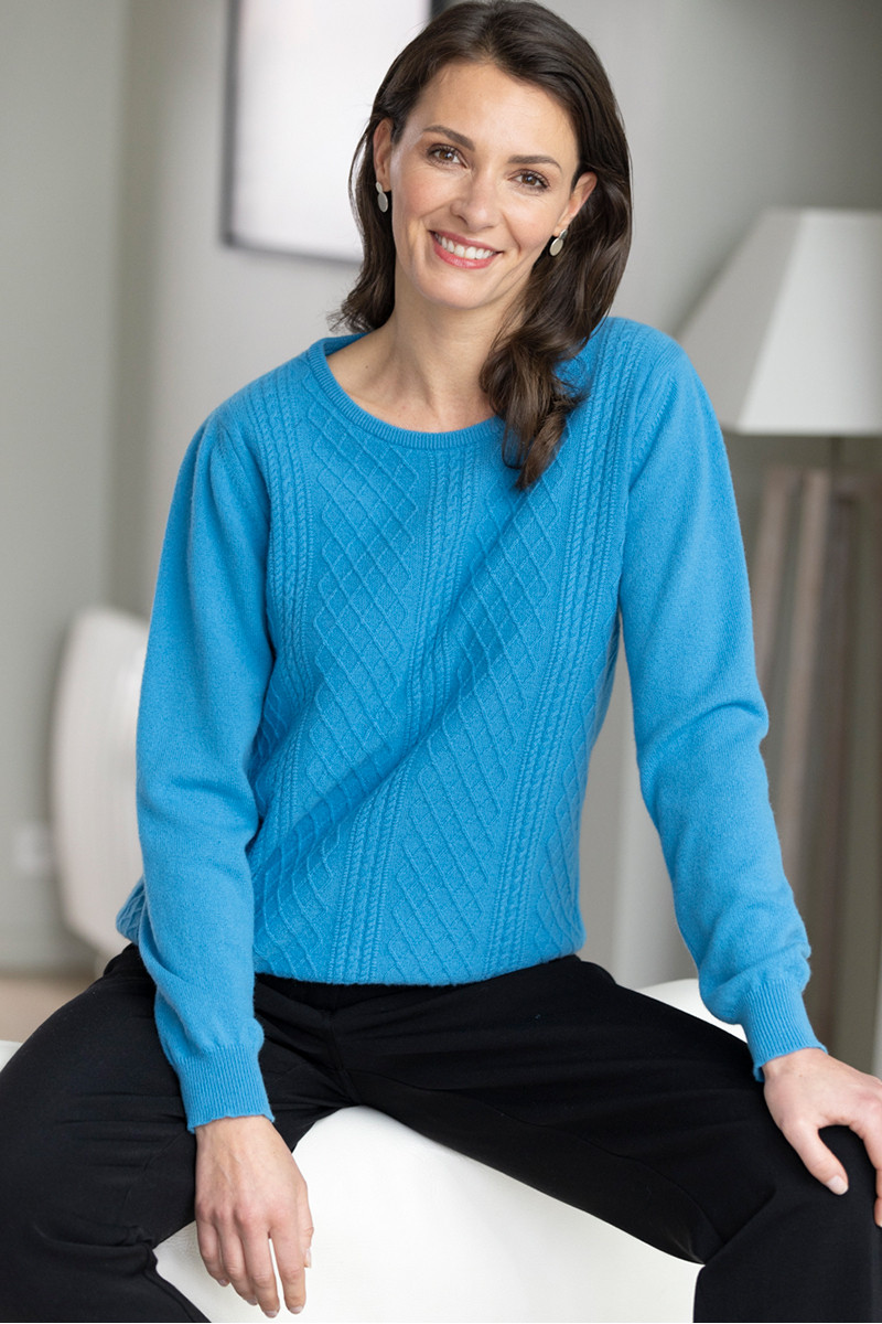 Pull ras du cou laine - 5 Monsieur Solfin | Fabriqué en France