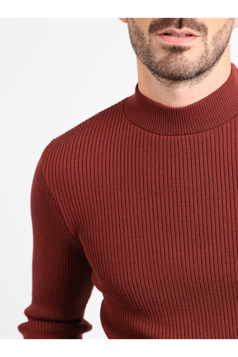 Tee-shirt en laine mérinos épais col cheminée - 15 Monsieur Solfin | Fabriqué en France Tee-shirt en laine mérinos épais col cheminée - 15 Monsieur Solfin | Fabriqué en France