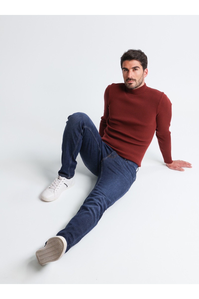 Tee-shirt en laine mérinos épais col cheminée - 40 Monsieur Solfin | Fabriqué en France Tee-shirt en laine mérinos épais col cheminée - 40 Monsieur Solfin | Fabriqué en France