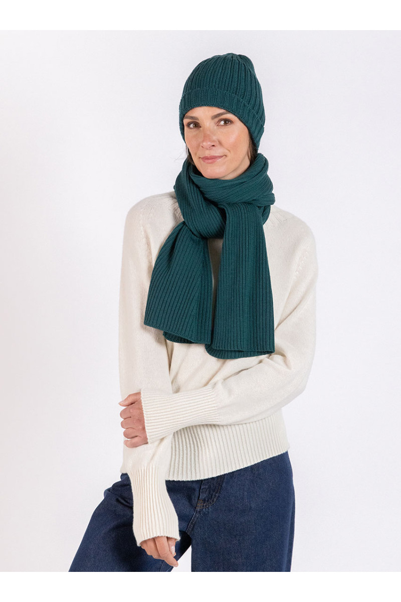 Écharpe en laine mérinos - 9 Monsieur Solfin | Fabriqué en France