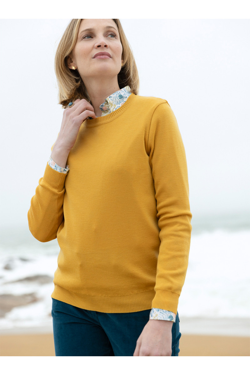 Pull en laine col rond - 2 Monsieur Solfin | Fabriqué en France