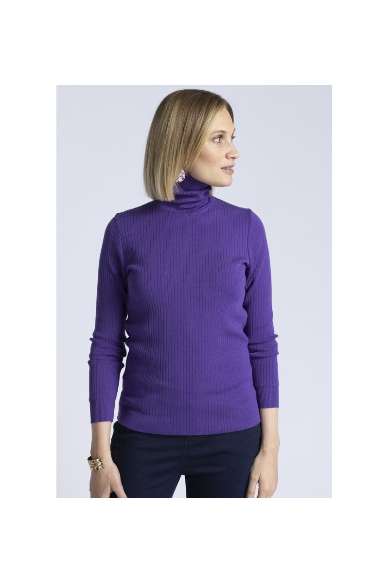 Pull col roulé en laine - 3 Monsieur Solfin | Fabriqué en France