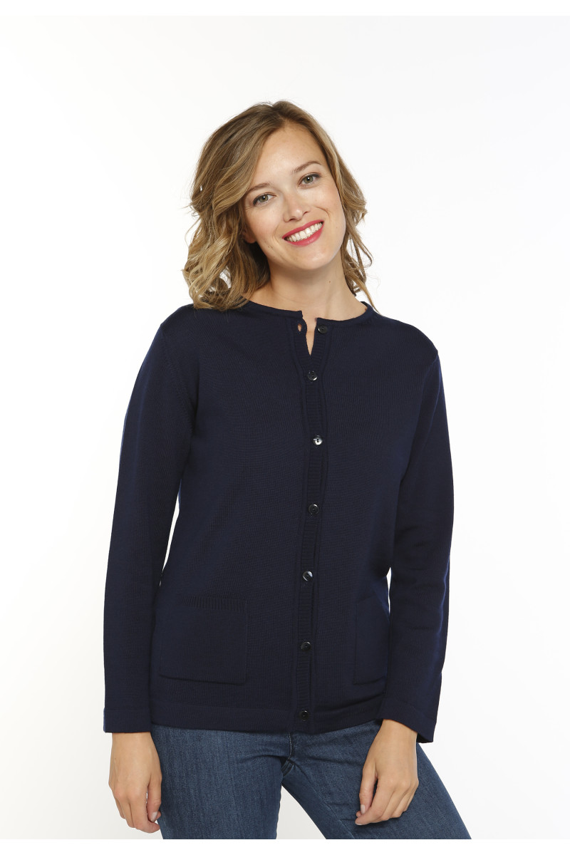 Cardigan en laine - 1 Monsieur Solfin | Fabriqué en France